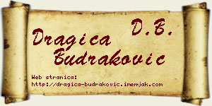 Dragica Budraković vizit kartica